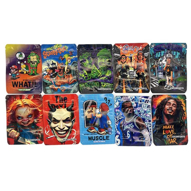 Chucky Doll 3.5G Weed Mylar Bags